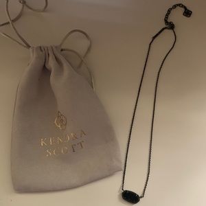 black kendra scott necklace, never worn.